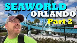 Exploring SeaWorld Orlando Part 2 | All Day Eating | Rollercoaster Fun | RV Life |