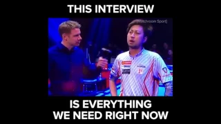 This Japanese pool player's post-match interview is amazing