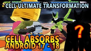 Cell Absorbs N17  18 And Transforms into SSGSS  | Ultimate Cell SSGSS Part 1 | DBZ Tenkaichi 3 (MOD)