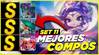 ✅ 10 MEJORES COMPOSICIONES FACILES de TFT SET 11