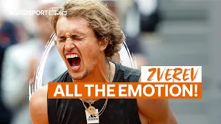 What a fight back! Alexander Zverev prevails into Round 3 | 2022 Roland Garros | Eurosport