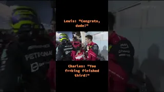 Lewis Hamilton and Charles Leclerc Funny Moments