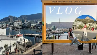 VLOG| LETS GO TO CAPE TOWN 🥳💃🏼| V&A Waterfront, Camps Bay & Clifton Beach