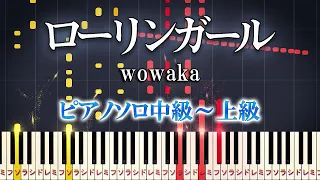 【楽譜あり】ローリンガール/wowaka feat. 初音ミク（ピアノソロ中級～上級）【ピアノアレンジ楽譜】Rollin Girl ft. Hatsune Miku