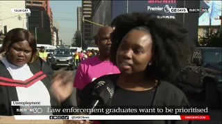 Law enforcement graduates want to be prioritised