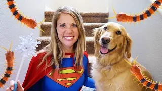 Super Girl And Sammie Use Pretend Play Magic!