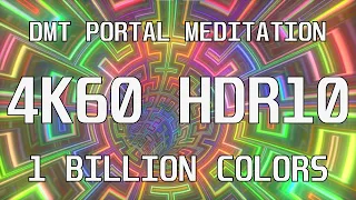 [4K ULTRA #HDR] DMT Portal Audiovisual Meditation (LSDREAM - Cosmic Soundbath)