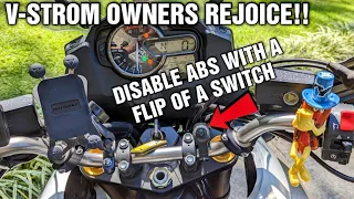 Easy Way To Disable ABS On A Motorcycle | Works On V-strom 1000, 1050 and V-strom 650xt