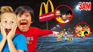 DON'T ORDER ANGRY RYAN'S WORLD and VLAD and NIKI HAPPY MEAL FROM McDonalds at 3AM!