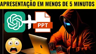 Apresentação em Menos de 5 Minutos com ChatGPT + Power Point - Surreal