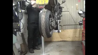 Building a Single Post Motorcycle Lift
