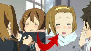 Ritsu learns trick from Yui 【K-ON!】