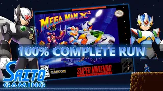 (SNES) Megaman X2 100% Complete Run + Ending (Credits)