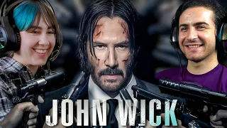 Girlfriend watches *JOHN WICK* for the first time !!