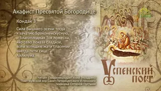 Успенский пост. Акафист Пресвятой Богородице. Кондак 3