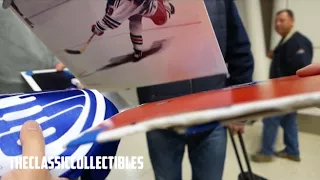 Wayne Gretzky signing autographs in Indiana on 1/15/18