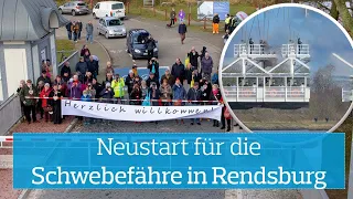 Schwebefähre in Rendsburg fährt wieder