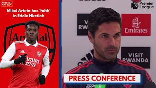 "HE IS READY!" | Mikel Arteta Has Faith In Eddie Nketiah Through Gabriel Jesus' Injury