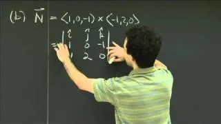 Equations of planes | MIT 18.02SC Multivariable Calculus, Fall 2010