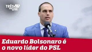 Delegado Waldir entrega cargo e Eduardo Bolsonaro assume liderança do PSL na Câmara