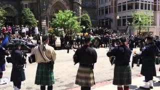 Honor Guard at Blue Mass at St. Patrick's Church in DC