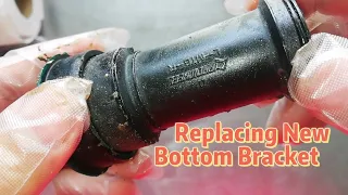 How I replace my BB (Bottom Bracket) without any special tools.