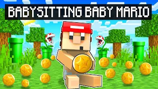 I Babysat Baby Mario For 24 Hours... | Minecraft Mario Movie Life | [3]