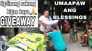 VLOG# 813 (part 5) PAMIMIGAY NG TIG-IISANG SAKONG BIGAS PARA SA TEAM CHILLAXING CHEERS