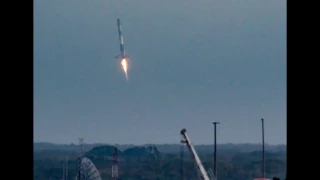 SpaceX Falcon Landing after CRS-10 Launch