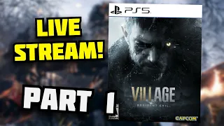 Resident Evil: Village (PS5) Gameplay Live Stream Part 1! | 8-Bit Eric