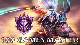 GET MASTER WITH LESS THAN 100 GAMES!? - TheWanderingPro