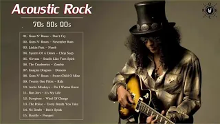 Rock acústico lento - Las mejores canciones de amor de rock lento de los 80 90