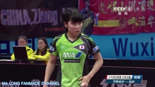 Miu Hirano vs Chen Meng | ITTF Asian Championships 2017 | Full Match | WS Final