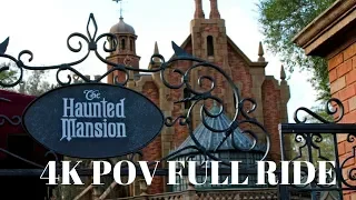 Haunted Mansion 4K POV FULL RIDE