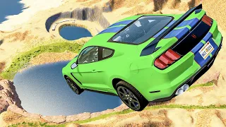 BeamNG.drive Game #119 Deadliest Hill Crashes - Destroy All Cars in Crazy Sky Jumps