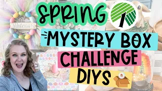 🤩 IT'S BACK! SPRING & EASTER DECOR DIY IDEAS on a Budget!  ALL NEW Dollar Tree Mystery Box Challenge