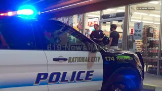 National City - Man robs convienence store with Samurai sword