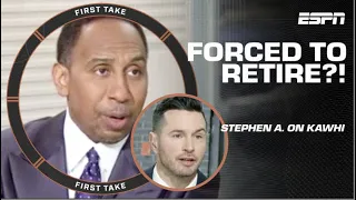 🚨 GIVE ME AN ISO! 🚨 Stephen A. thinks Kawhi Leonard should be FORCED to retire! 🤯 | First Take