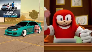 Knuckles rates Design Cars in Car Parking Multiplayer pt2