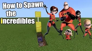 How to Spawn the Incredibles | Minecraft PE