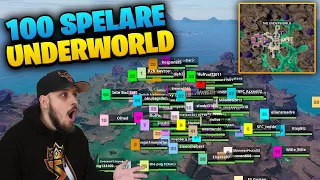 100 SPELARE LANDAR I THE UNDERWORLD I FORTNITE