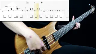 Red Hot Chili Peppers - This Velvet Glove (Bass Cover) (Play Along Tabs In Video)