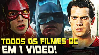 DC LIGA DA JUSTIÇA - ENTENDA a HISTÓRIA de TODOS os 15 FILMES da DC em 1 VÍDEO! (DCEU)