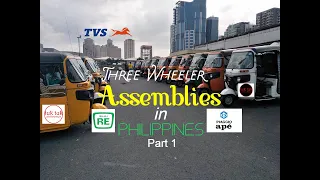 Three Wheeler ASSEMBLIES : Bajaj RE / TVS / Piaggio APE