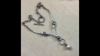 Leather Necklace Tutorial