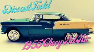 DIECAST CAR SERIES "Chevy": 1955 Chevy Bel Air 1/23 scale - Maisto Toys