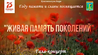 Гала-концерт  «Живая память поколений», посвященный Году памяти и славы в Российской Федерации.