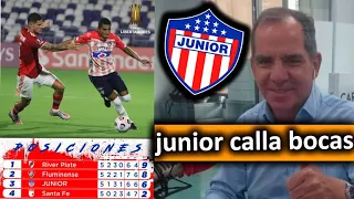 Junior vuelve a callar a otro periodista que lo ponia de ultimo en libertadores - ¿junior clasifica?