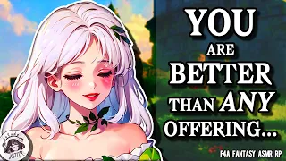 Fantasy ASMR RP 🍀 Sweet Goddess Girl Falls for You at Her Shrine! [Binaural] [F4A] [Audio RP]