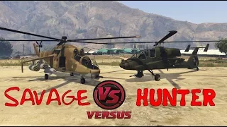 Which is better? FH-1 Hunter vs Savage | GTA 5 ONLINE